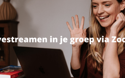 Livestreamen in je groep via Zoom