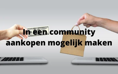 In een community aankopen mogelijk maken