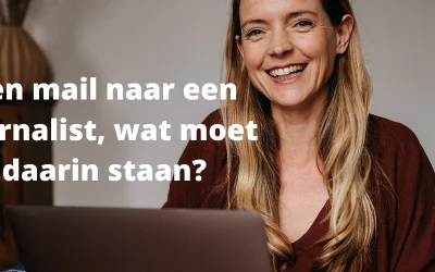 Een mail naar een journalist, wat moet daarin staan?