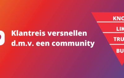 Klantreis versnellen door middel van een community