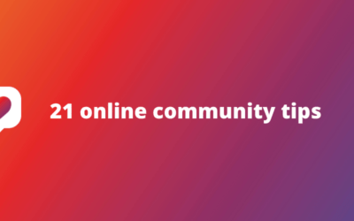 21 online community tips
