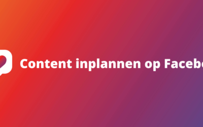Content inplannen op Facebook