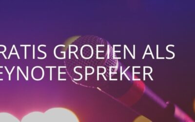 Laat je online community gratis groeien als keynote spreker